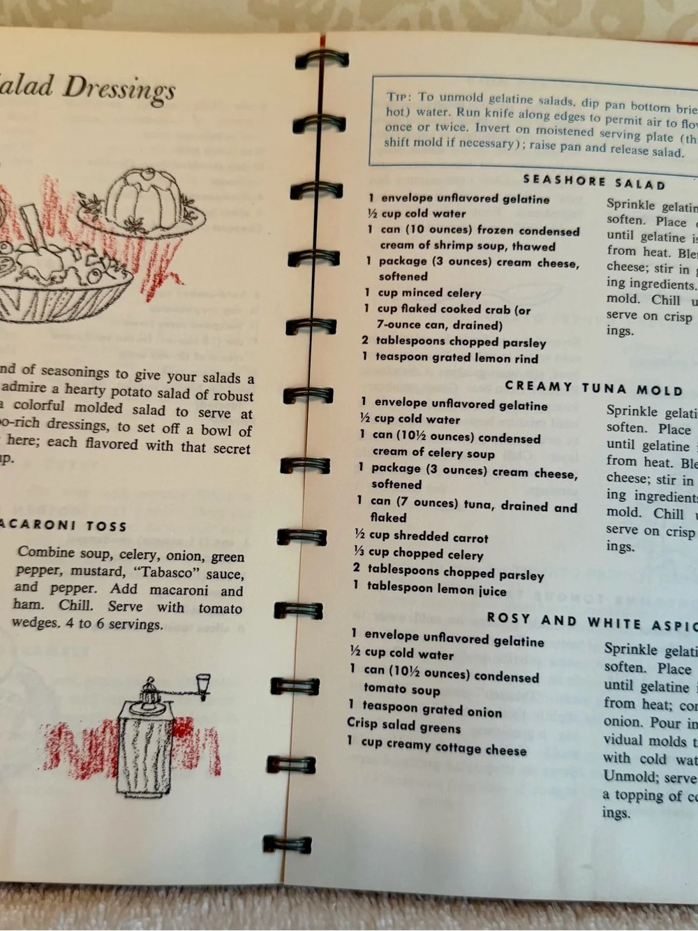 Vintage 1968 Campbell’s Cooking With Soup Cookbook – 608 Recipes Spiral Bound